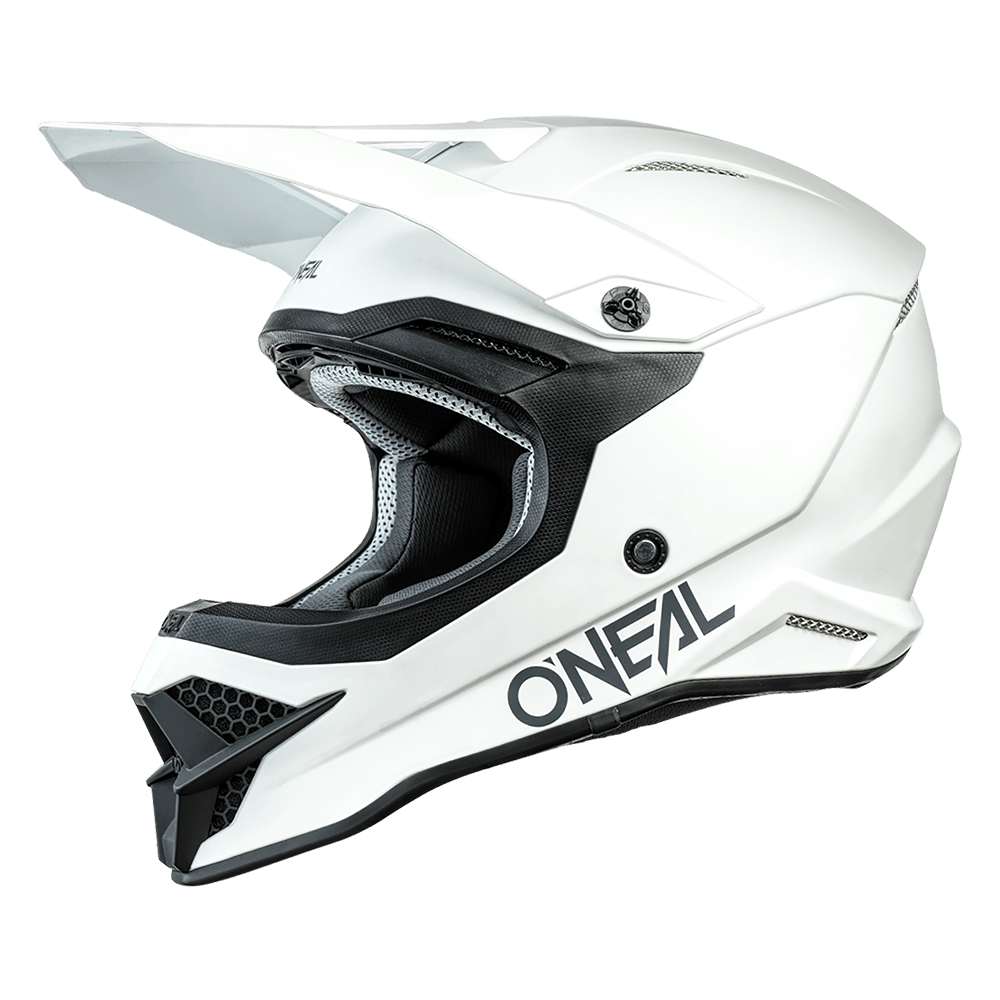 Oneal 3SRS White Matte Solid Helmet