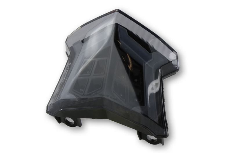 Feu Arrière LED Moto Pour Kawasaki Z900, Z650, Ninja 650 (2017-2023) - Clignotant Intégré, Freinage, Noir - Améliore La Visibilité Et Le Style - 7