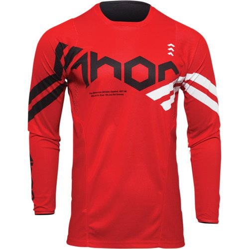 MAILLOT THOR PULSE CUBE ROUGE 2022