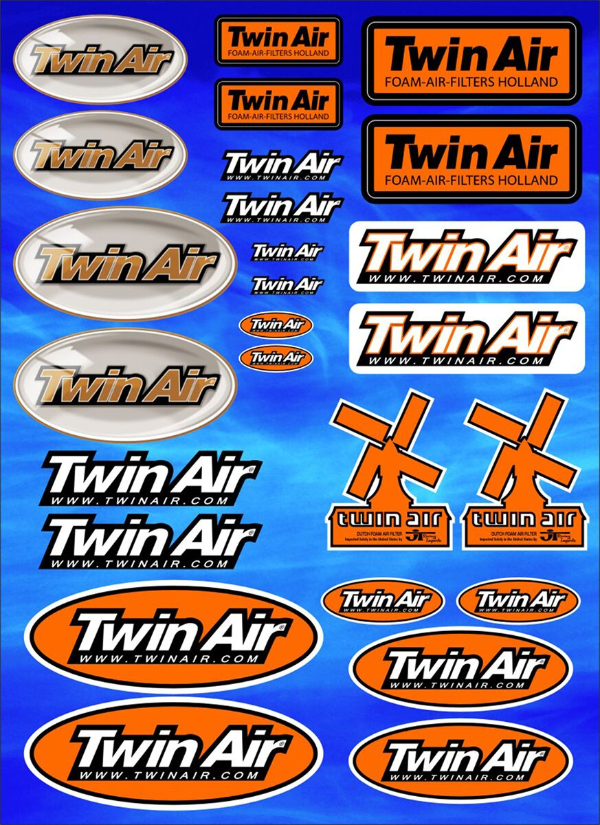 TWIN AIR STICKER SHEET