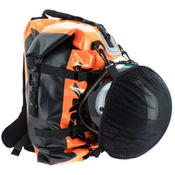 Sac à Dos étanche 30 Litres Orange - Waterproof, Fermeture éclair, PVC, Pour Rando/montagne