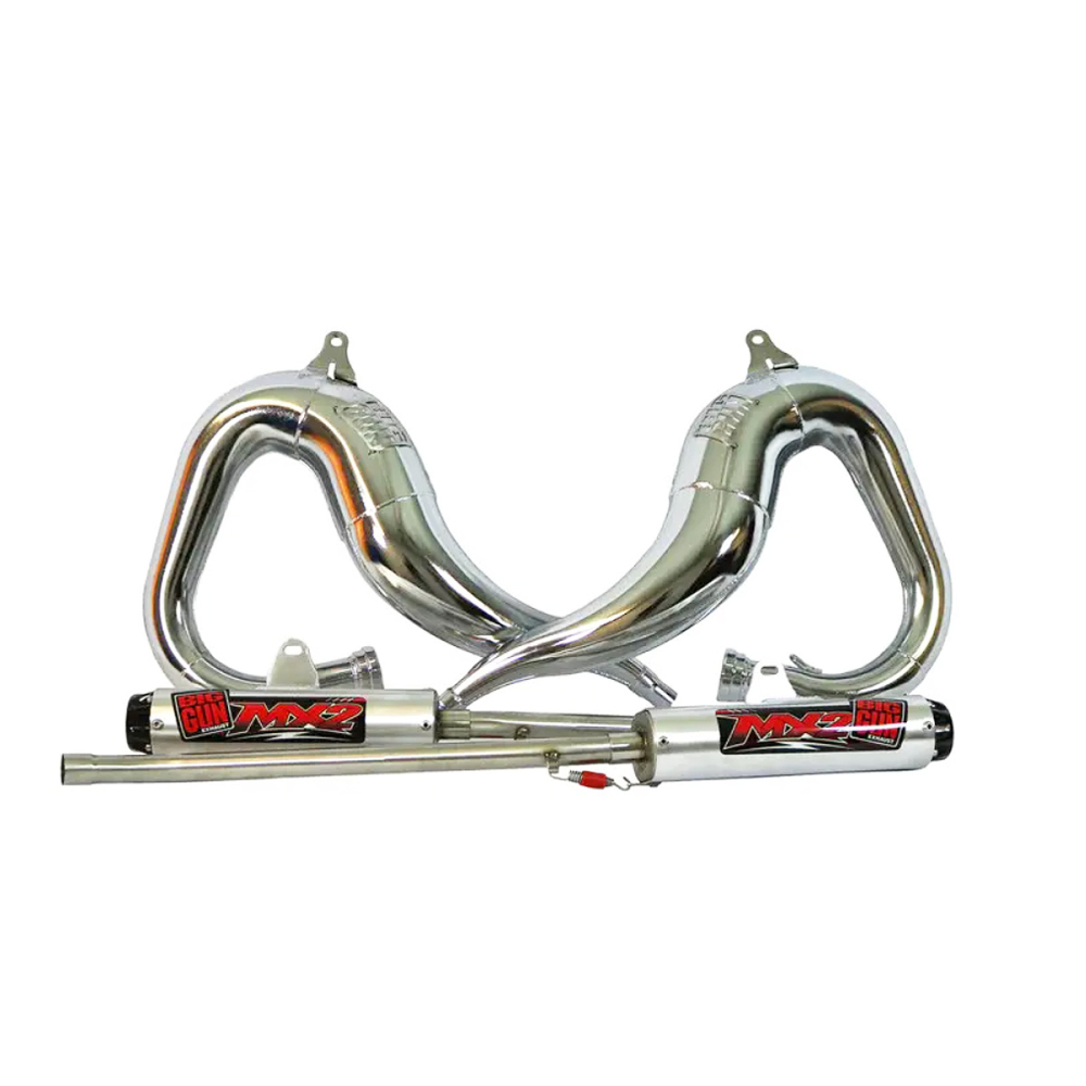 LIGNE ECHAPPEMENT COMPLETE BIG GUN CHROME BANSHEE 350