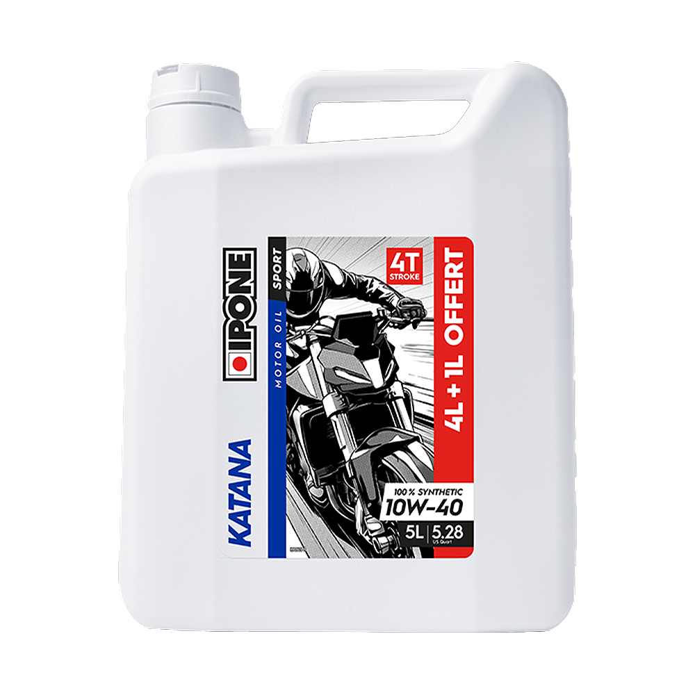 HUILE MOTEUR IPONE KATANA SPORT 10W40 4L+1L OFFERT