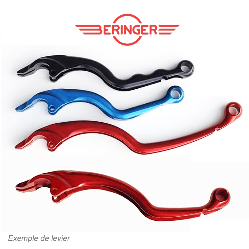 Levier de frein BERINGER GAUCHE long noir (Modèle 5 : 20cm)