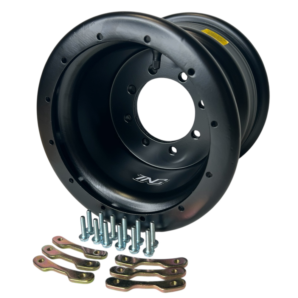 JANTE TNC BEADLOCK NOIR MAT 9x8 / DOUBLE ENTRAXE 4x110-115 / DEPORT 3+5