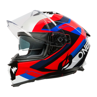 CASQUE ONEAL CHALLENGER EXO NOIR BLANC ROUGE BLEU