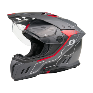 CASQUE ONEAL SIERRA RS ECHO NOIR ROUGE