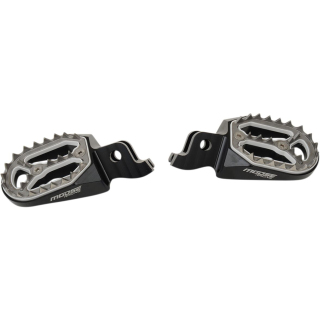 Repose-pieds Qualifier Noir/Chrome 24A4B