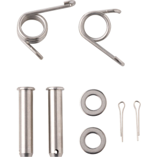 Axe et ressort de repose-pied Argent 4604