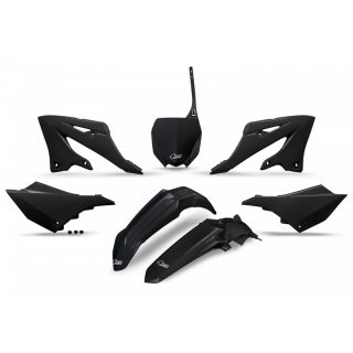 UFO Plastic Kit - black Yamaha YZ125/250