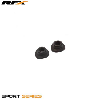Rubber Valve Seals RFX Sport (Black) 2pcs