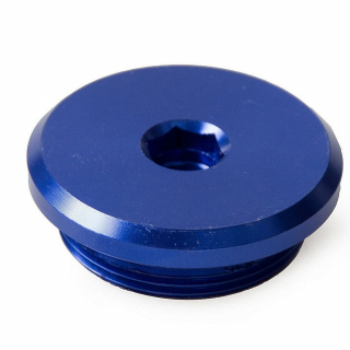 BOUCHON MOTEUR ALU BLEU (ALLUMAGE) YFZ450-R