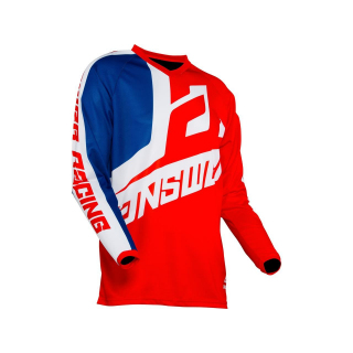 Maillot ANSWER Syncron Pro Glow Junior White/Black/Pink