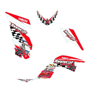 Kit deco TONNYCAT NASCAR red and white : 700 RAPTOR