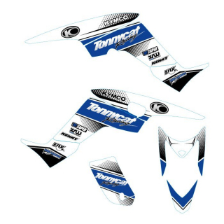 KIT DECO RACER BLEU : KYMCO MAXXER 300
