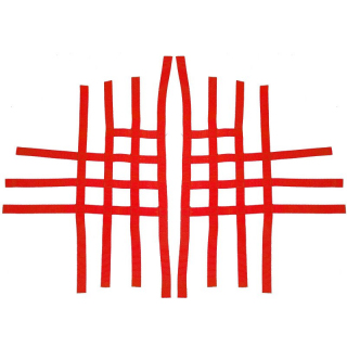 PAIRE DE SANGLES NOIRES POUR NERF BAR STANDARD 700 RAPTOR