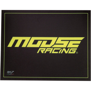 TAPIS D'ENTREE DE STAND MOOSE JAUNE ET GRIS 80 X 100cm