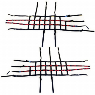 FILETS D'ARCEAU XRW LOGO ROUGE POUR CAN AM MAVERICK X3