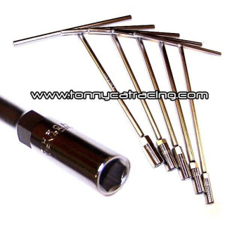 Kit 7 Clés à douille en 'T' : 8, 10, 12, 13, 14,17,19