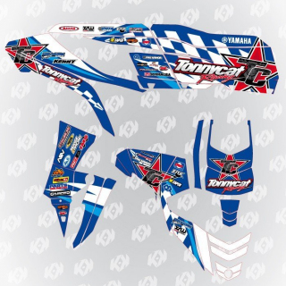 KIT DECO TONNYCAT NASCAR BLEU YXZ1000