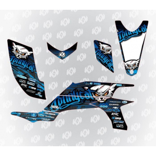 KIT DECO TONNYCAT BLUE CAT : YFZ450