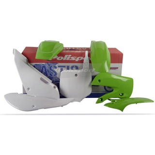 BODY KIT COMPLET POLISPORT KAWASAKI KX65 2000-2016 (COULEUR ORIGINE 2011-2012)