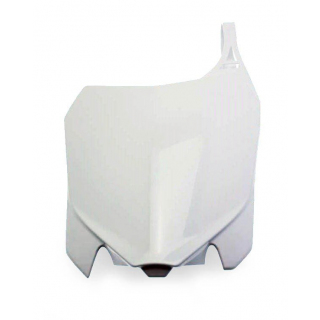 PLAQUE FRONTALE UFO BLANCHE POUR HONDA CRF250 14-17 / CRF450 13-16