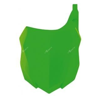Plaque Frontale Ufo Verte Pour Kawasaki KXF250 2013/2016 KXF 450 2013/2015