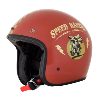 CASQUE AFX FX 76 SPEED RACER BRILLANT ROUILLE/OR