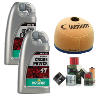 PACK VIDANGE MOTOREX 10W50 : 250 CRF 04-09