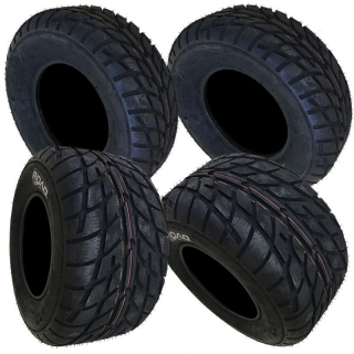 PACK PNEUS QUAD ROUTE et CHEMIN DRAGON ROAD EN 12 POUCES