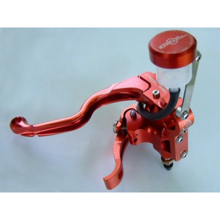 BERINGER COMMANDE DE FREIN AU POUCE + EMBRAYAGE A CABLE STAGE 2 couleur rouge