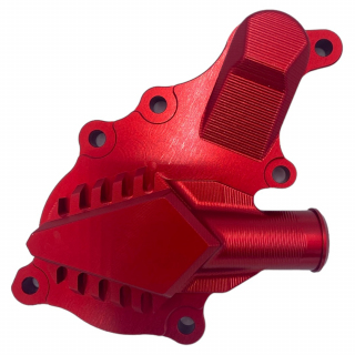 Carter de pompe à eau rouge avec ailettes TNC RACING pour 700 Raptor de 2006 à 2024