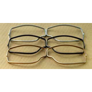 PAIRE DE CERCLE ENJOLIVEURS doré POUR LUNETTE AVIATOR GOGGLE 4182 T1 T2 T3 older racer