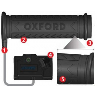 POIGNEES CHAUFFANTE OXFORD ATV QUAD A GACHETTE