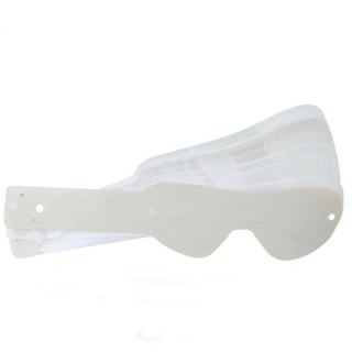 TEAR OFF (10) SCOTT WORKS POUR UTILISATION ROLL OFF POUR LUNETTE HUSTLE