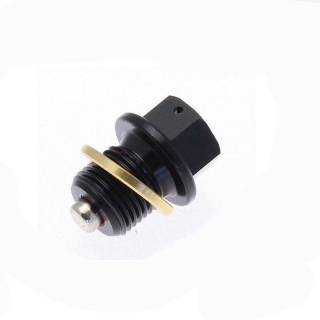 BOUCHON VIDANGE TECNIUM M19X1,5X14 ALU NOIR