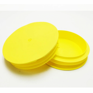 PAIRE DE BOUCHON JAUNE DE JANTES BEADLOCK 8 POUCES