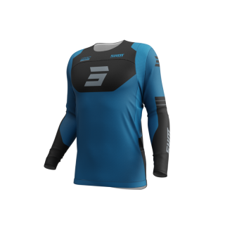 MAILLOT SHOT CONTACT SHIELD BLEU