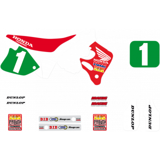 KIT DECO TECHNOSEL TEAM HONDA 92 HONDA CR125 93-94 / CR250 92-94