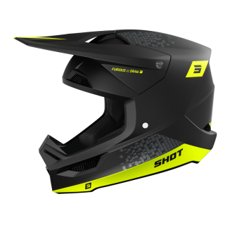 CASQUE SHOT FURIOUS DRAW JAUNE