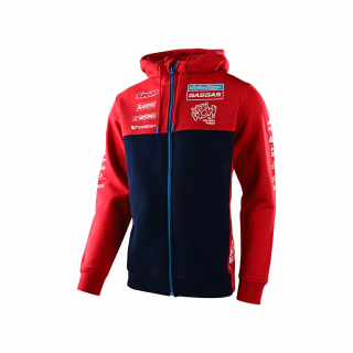 SWEAT ZIPPE TEAM GASGAS ROUGE / NAVY TROY LEE DESIGNS