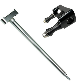 COLONNE DE DIRECTION GOLDSPEED POUR YFZ450R 730mm + PONTET SUR SILENT BLOC POUR COLONNE RACING