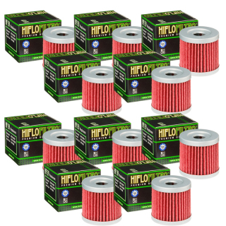 PACK DE 10 FILTRES À HUILE HF139 LTR 450 / LTZ 400 / KFX 400