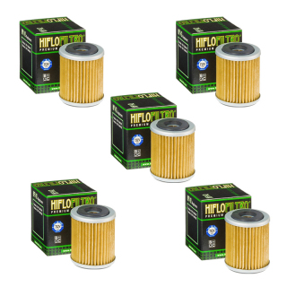 PACK DE 5 FILTRES À HUILE HF142 350 RAPTOR / 350 WARRIOR
