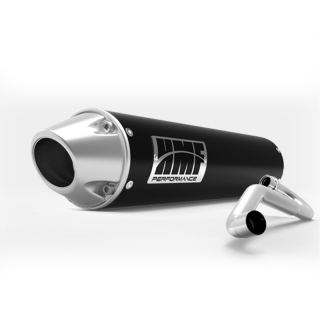 LIGNE D'ECHAPPEMENT HMF PERFORMANCE NOIR / SILVER EURO POUR YFZ450