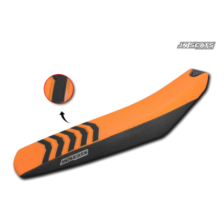 HOUSSE DE SELLE KTM SX-SXF-SMR 2023 -2026 / EXC-F 2024 - 2026 / ORANGE - NOIR