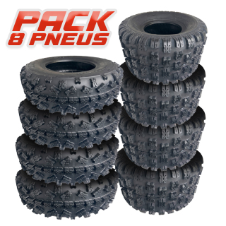 PACK 8 PNEUS OBOR ADVENT DURE 18x10-8 / 20x6-10