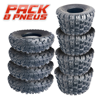 PACK 8 PNEUS OBOR ADVENT SOFT 18x10-8 / 20x6-10