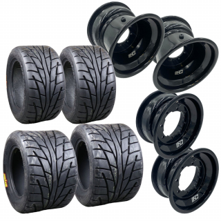 ROAD TNC RACING BLACK 10X8 / 10X5 OFFSET 3+2 / CST STRYDER TIRE